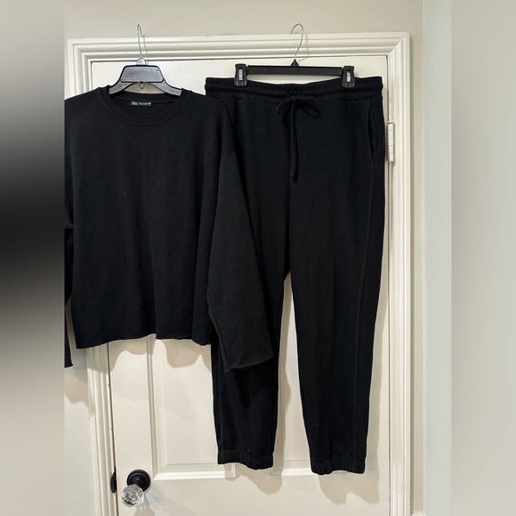 Zara Soft jogger pants and matching sweatshirt sweater top set - Picture 5 of 15